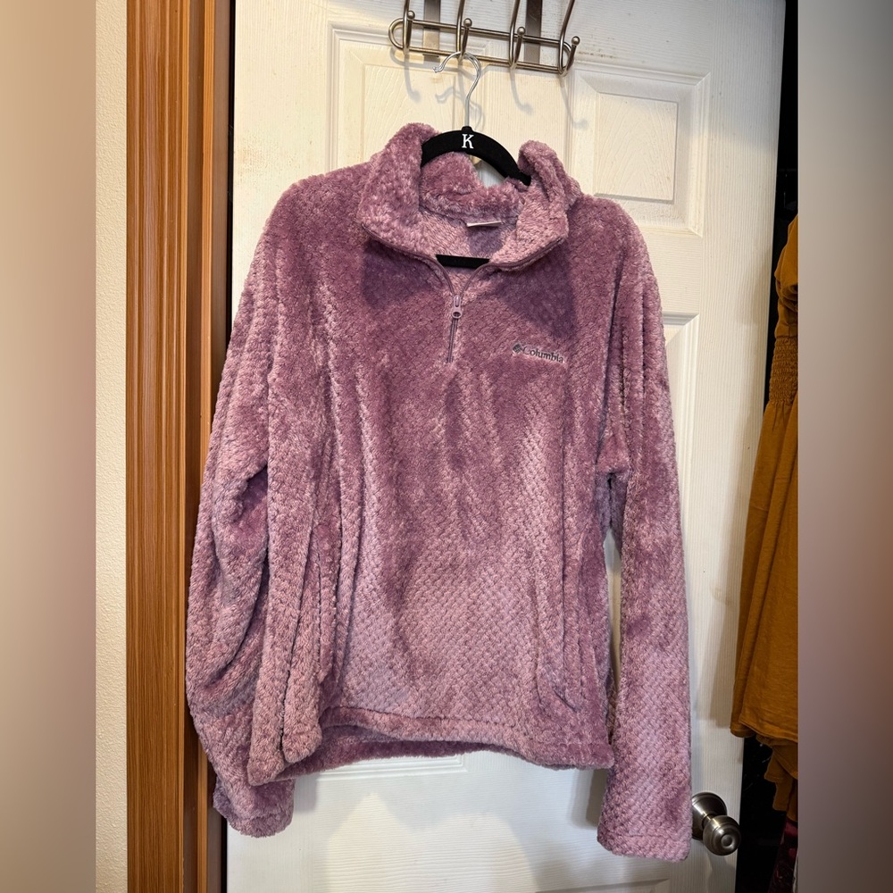 Columbia fireside plush fleece quarter zip pullover